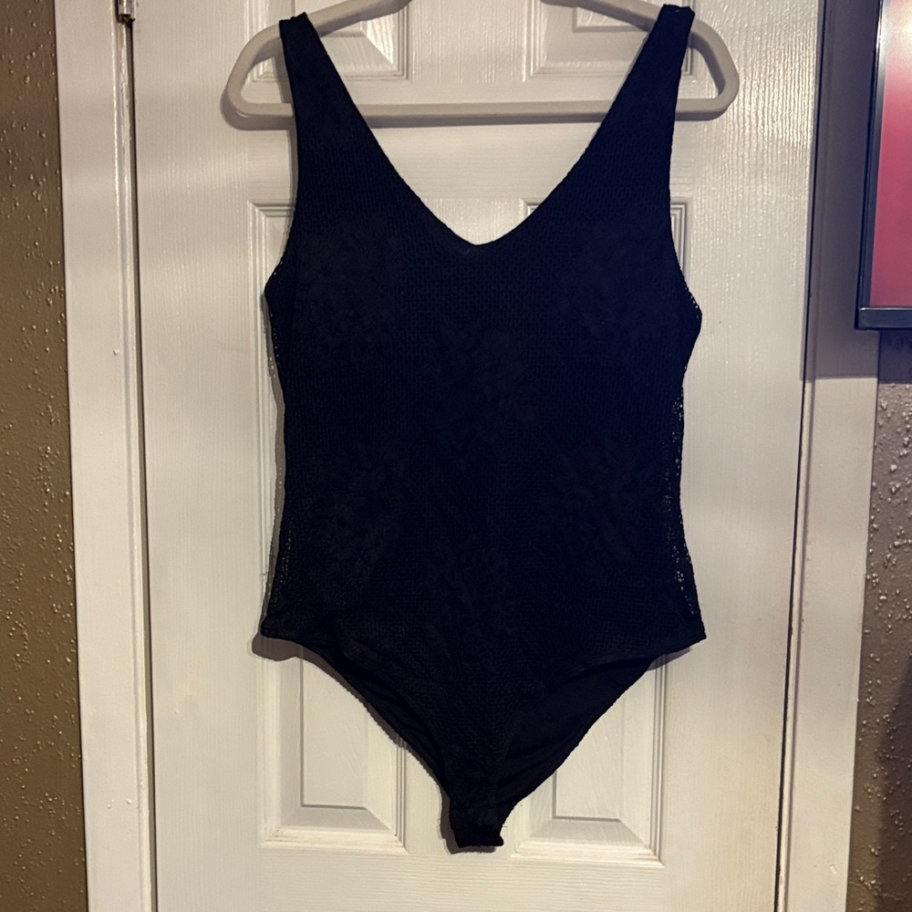 Socialite Black Bodysuit One Piece